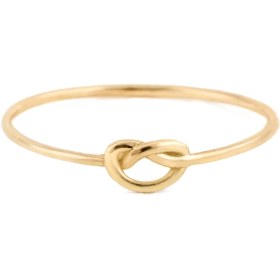 تصویر انگشتر گره قلب 