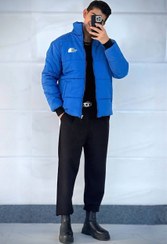 تصویر کاپشن نورو فیس سایز ۲ ایکس ال رنگ آبی شالی 