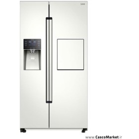 تصویر یخچال و فریزر ساید بای ساید 32 فوت سام مدل ROSSO 3 Side by side refrigerator and freezer 32 feet Sam model ROSSO 3