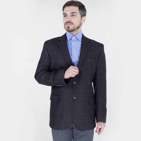 تصویر کت تک پشمی مردانه برک رنگ ذغالی مدل fld_brk_516_2 