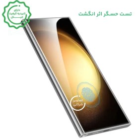 تصویر گلس UV تمام شفاف تمام صفحه Samsung Galaxy S24 Ultra Samsung Galaxy S24 Ultra UV Tempered Glass Screen