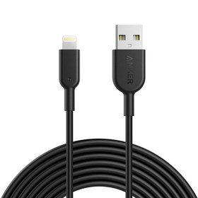 تصویر کابل تبدیل USB به لایتنینگ انکر مدل A8434 طول 3 متر ا Anker A8434 USB To Lightning Cable 3m Anker A8434 USB To Lightning Cable 3m