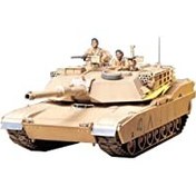 تصویر ماکت تانک زرهی جنگی آبرامز M1a1. M1a1 Abrams 120mm Gun Main Battle Tank - 1:35 Scale Military - Tamiya