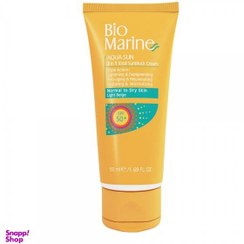 تصویر کرم ضد آفتاب رنگی بایومارین (Bio Marine) مناسب پوست های معمولی و خشک با SPF50 