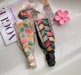 تصویر هدبند سوزن دوزی هندسی 