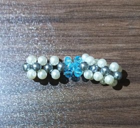 تصویر دستبند مروارید سفید 17637 