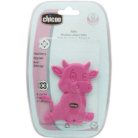 تصویر دندانگیر سیلیكونی گاو چیکو بی بی Chicco baby Rattle Teether code:544/7