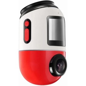 تصویر دوربین فیلمبرداری خودرویی 70mai Omni Dashcam 64GB White/Red 