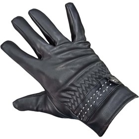 تصویر دستکش موتور سواری چرم | BLACK RC ا Leather motorcycle gloves BLACK RC Leather motorcycle gloves BLACK RC