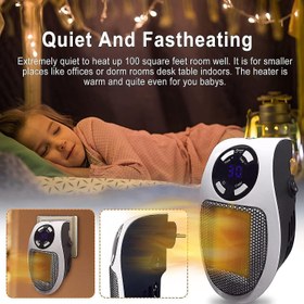 تصویر هیتر برقی پریزی مدل Portable Heater با پرتاب باد عالی 