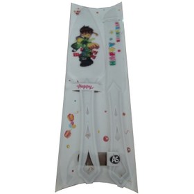 تصویر ست کارد و کفگیر سرو کیک مدل تم تولد بن تن سبز 