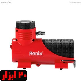 تصویر مینی کمپرسور باد فندکی خودرو رونیکس مدل 4264 Ronix Car lighter compressor RH-4264