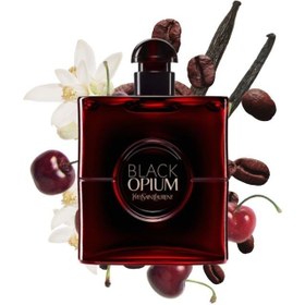 تصویر عطر ادکلن ایو سن لورن (وای اس ال) بلک اوپیوم اور رد ادوپرفیوم زنانه Yves Saint Laurent Black Opium Over Red for Women EDP 