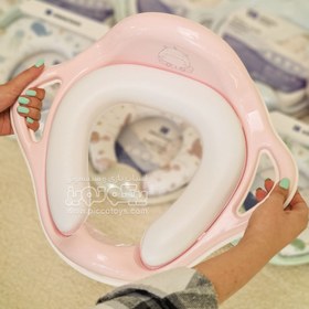 تصویر تبدیل توالت فرنگی کودک کیکابو رنگ صورتی Kikka Boo Toilet seat Hippo مدل 31403010007 