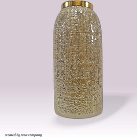 تصویر گلدان شیشه مات متوسط 