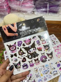 تصویر برچسب تاتو موقت کودکانه طرح سانریو ضدآب 