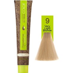 تصویر رنگ مو ماکادمیا سری طبیعی کد 9 