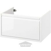 تصویر میز روشویی با کشو ایکیا مدل IKEA ÄNGSJÖN رنگ سفید براق 
