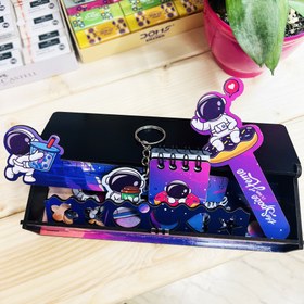 تصویر جامدادی فضانورد فانتزی ۶ عددی 