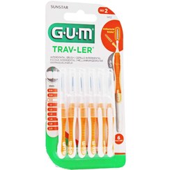 تصویر برس بین دندانی تراولر کد 1412 جی یو ام Trav Ler Interdental Brush 1412 GUM