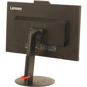 تصویر مانیتور لنوو 24اینچ فرم لس دارای اسپیکر و وبکم lenovo t24v_10 FHD IPS monitor Lenovo ThinkVision T24v-10