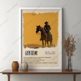 تصویر تابلو بازی Red Dead Redemption 2 کد GM142 