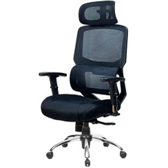 تصویر صندلی مدیریتی SM7707 پشت توری 