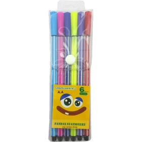 تصویر بسته ماژیک 6رنگ کد 006 