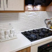 تصویر دیوارپوش فومی طرح آجر مشبک ضخامت ۶ میلیمتر 