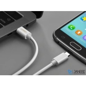 تصویر کابل تبدیل تایپ سی به میکرو یو اس بی یوگرین Ugreen US243 USB Type C To Micro USB Cable 