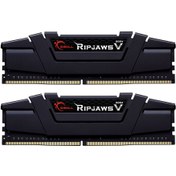 تصویر رم کامپیوتر جی اسکیل دو کاناله Ripjaws V فرکانس 3200 مگاهرتز DDR4 تایمینگ CL16 حافظه 16 گیگابایت G.Skill Ripjaws V Dual Channel CL16 3200MHz DDR4 16GB Computer RAM