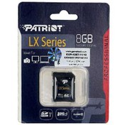 تصویر کارت حافظه اس دی 8 گیگابایت Patriot SDXC LX Series UHS-l U1 