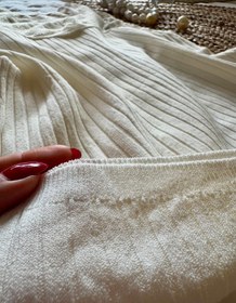 تصویر تاپ بافت یقه دانتل 