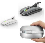تصویر ماوس وایرلس و بلوتوث اف ماوس شارژی مدل M113 FMOUSE Rechargeable Slim Bluetooth Mouse Wireless Mouse for MacBook/PC/iPad/Laptop