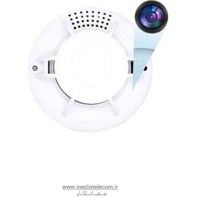 تصویر دتکتور سقفی دود و حرارت دوربین دار بیسیم مدل RTY10 Smoke and heat ceiling detector with wireless camera model RTY10