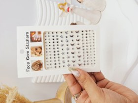 تصویر نگین چسبی (طرح ماه و ستاره) مناسب صورت و بدن و ناخن همه کاره کد 219AB کد 6726 