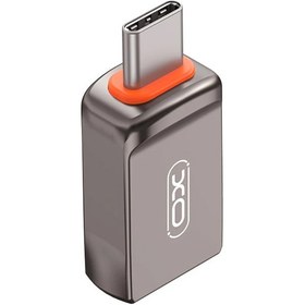 تصویر تبدیل OTG ایکس او USB به USB-C مدل XO-NB281B XO OTG USB-C Adapter XO-NB281B