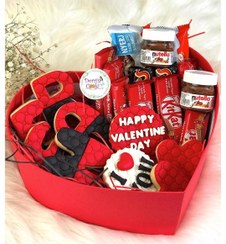 تصویر باکس کوکی و شکلات ولنتاین 