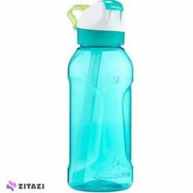 تصویر بطری آب کچوا - قمقمه Quechua Plastic Flask with Straw - 0.5 Liter 