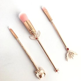 تصویر ست براش فلزی سلطنتی سویت رُز - سری2 Sweet Rose royal metal brush set