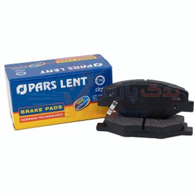 تصویر لنت جلو سمند EF7/دنا پارس آبی PARS LENT Brake Pads Front PL25169 Samand EF7 & Dena