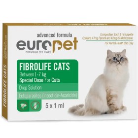 تصویر قطره ضد کک و کنه یوروپت گربه Drop Anti flea & tick europet for cat