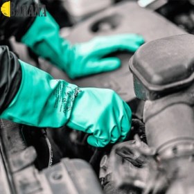 تصویر دستکش ضد حلال نیتریل uvex 