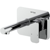 تصویر شیر روشویی توکار بهفر(آیباکس) کروم براق لیما 