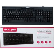 تصویر کیبورد تسکو با سیم مدل TK 8012 TK 8012 Wired Keyboard