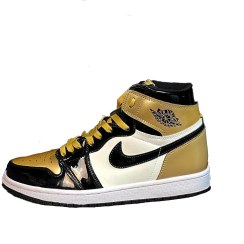 تصویر کتونی جردن 1 رترو های گلد بلک Jordan 1 OG NRG Gold Top 3 