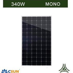 تصویر پنل خورشیدی 340 وات مونوکریستال برند CSUN 