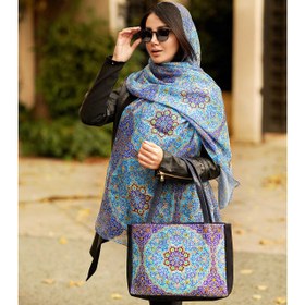 تصویر ست کیف و شال زنانه بهار کد 08 Bahar Women Bag and Shawl Set Code 08