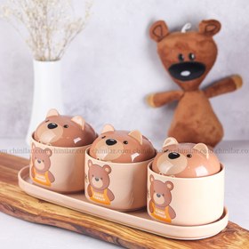 تصویر پا سماوری ۱۰ پارچه تدی 