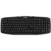 تصویر کیبورد گرین مدل GK302 با سیم و حروف فارسی 